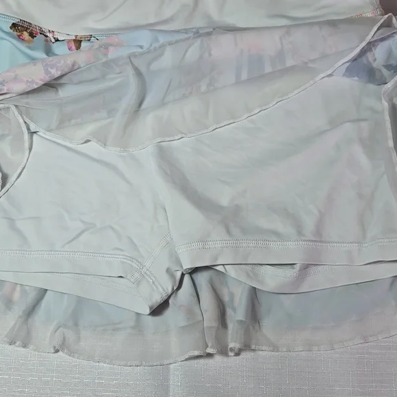 B Sofibella Floral Print Women's Pickleball Tennis Golf Medium Skort - Picture 4 of 7